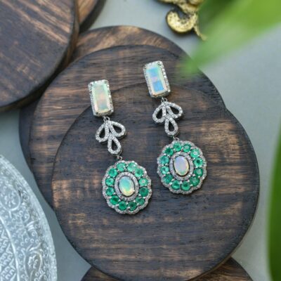 Pair of Earing with Gemstones