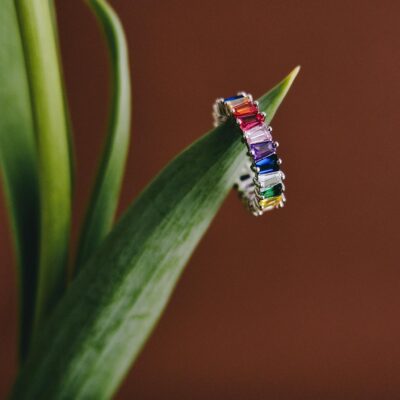 Ring Hanging on a Plant