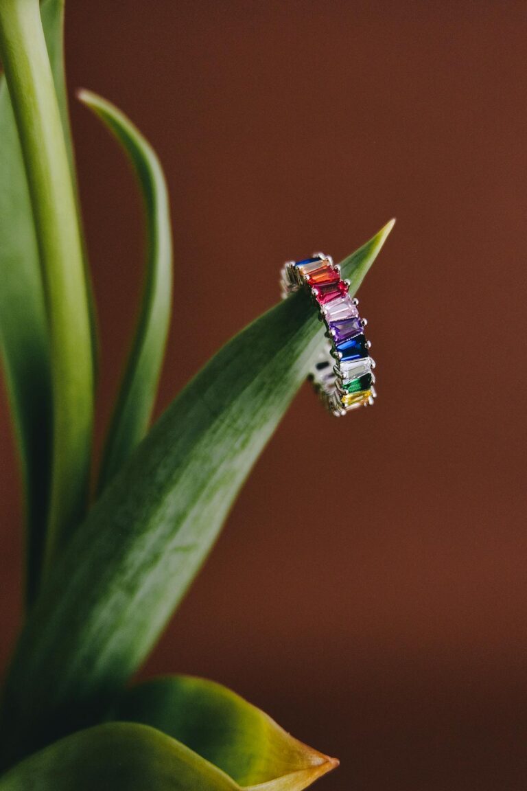 Ring Hanging on a Plant